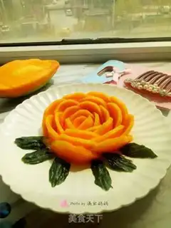 Make Mango flowers step 4