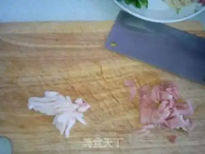 Make Pumpkin fried meat step 1