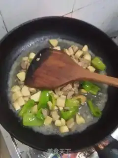 Make Chicken leg mushrooms step 5