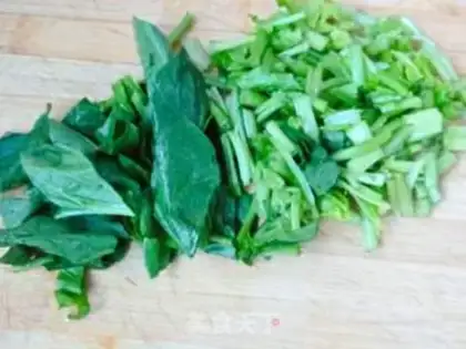 Make Spinach omelet soup step 3