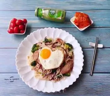 Make ♪ Time sausage fried rice powder ♪ step 15