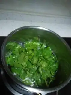 Make Celery leaves step 3