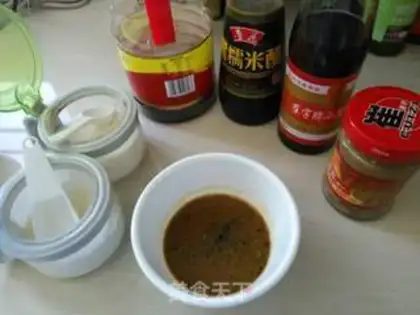 Make Spinach, bean-skin step 7
