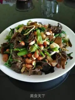 Make Spinach, bean-skin step 9