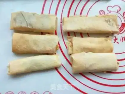 Make Banana chocolate roll step 4