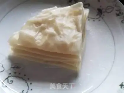 Make The dumpling skins are super hotcakes step 7