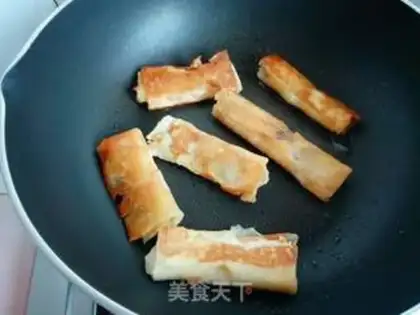 Make Banana chocolate roll step 6