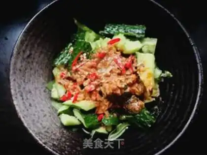 Make A mustard cucumber step 5