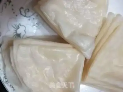 Make The dumpling skins are super hotcakes step 10