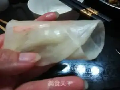 Make The dumpling skins are super hotcakes step 13
