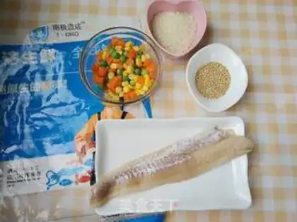 Make Quasi cod congee step 0