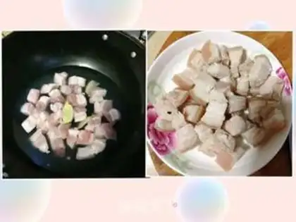Make Potato red meat step 1