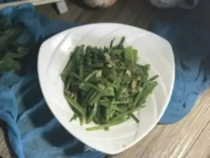 Make Garlic spinach step 6