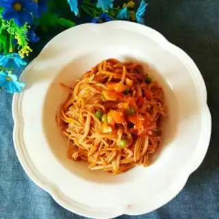 Make Hot dry noodles step 3