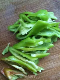 Make Green peppers step 2