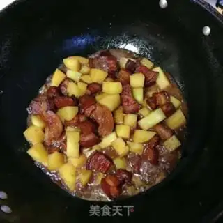 Make Potato red meat step 7