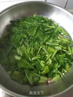 Make walnut spinach step 3