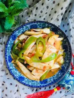 Make Green peppers step 9