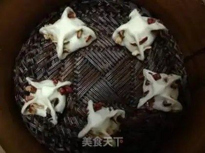 Make The date buns step 5