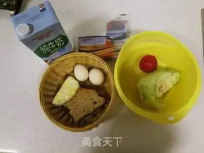 Make A sandwich lunch step 0