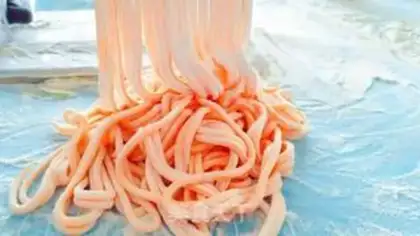 Make Color noodles step 12