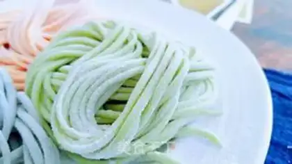 Make Color noodles step 13