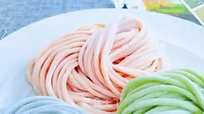 Make Color noodles step 15