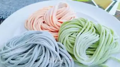 Make Color noodles step 16