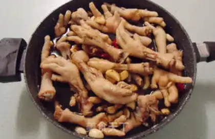Make Garlic chicken feet step 12