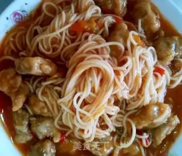 Make Sweet sour noodles step 4