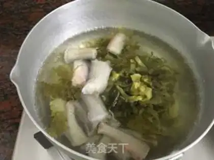 Make Tofu sour soup step 2