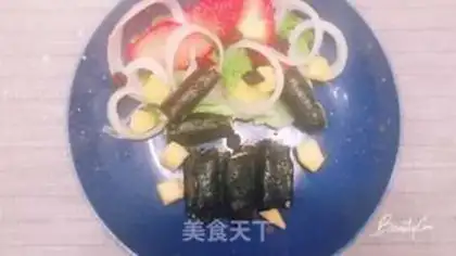 Make Seaweed shrimp roll step 13