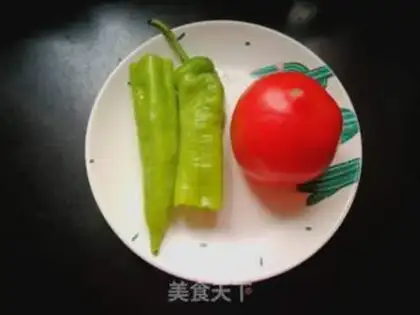 Make Tomato pepper fried eggs step 0