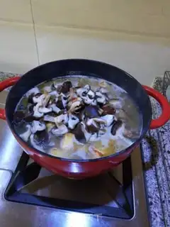 Make Chicken leg mushroom tofu step 12