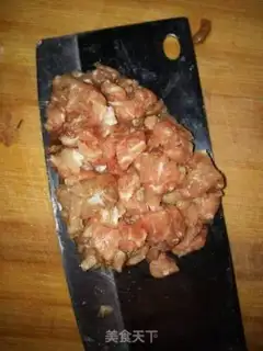 Make Chicken tofu step 1
