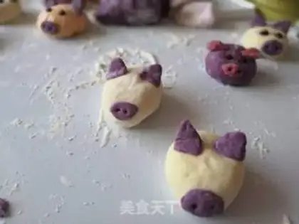 Make Piggy bean bag step 28