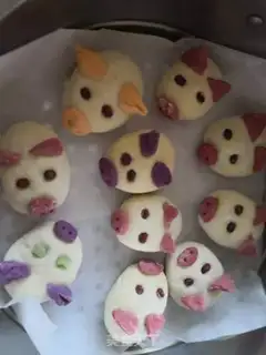 Make Piggy bean bag step 31
