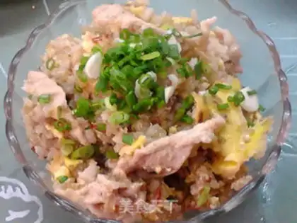 Make Egg meat cucumber step 16