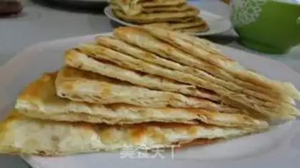 Make Onion sesame cake step 9