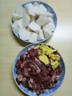 Make radish oxen step 0