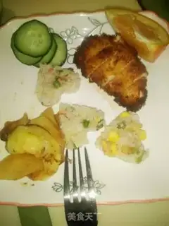 Make Chicken-tailed chicken-legged lunch step 0