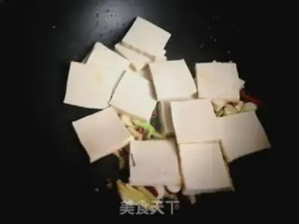 Make Spicy tofu step 4