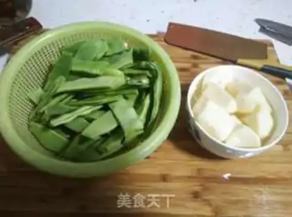 Make ♪ Steaked bean bean ♪ step 2