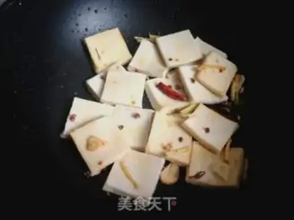 Make Spicy tofu step 5