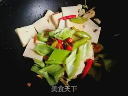 Make Spicy tofu step 6