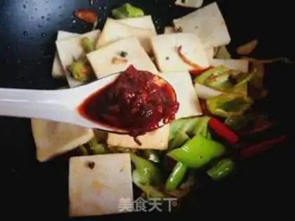 Make Spicy tofu step 7