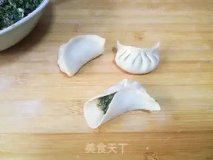 Make Maran head meat dumplings step 12