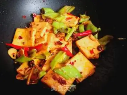Make Spicy tofu step 8