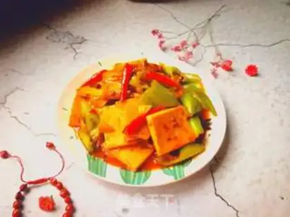 Make Spicy tofu step 11