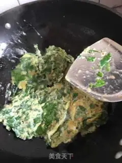 Make Celery leaves and eggs step 8